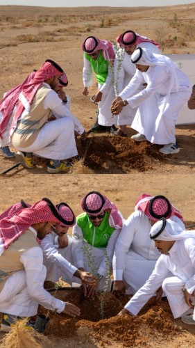 انطلاق “حملة التشجير ” بالحدود الشمالية ضمن البرنامج الوطني للتشجير