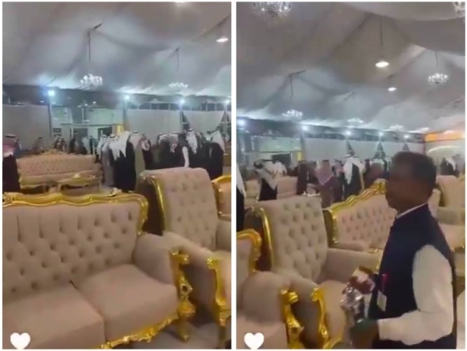 لعدم الالتزام بالحداد الرسمي على وفاة أمير الكويت .. بالفيديو: الداخلية الكويتية إيقاف حفل زفاف وإخلاء القاعة