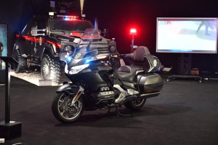 قوات أمن المنشآت تشارك ضمن معرض وزارة الداخلية واحة الأمن في مهرجان الملك عبدالعزير للإبل بالصياهد