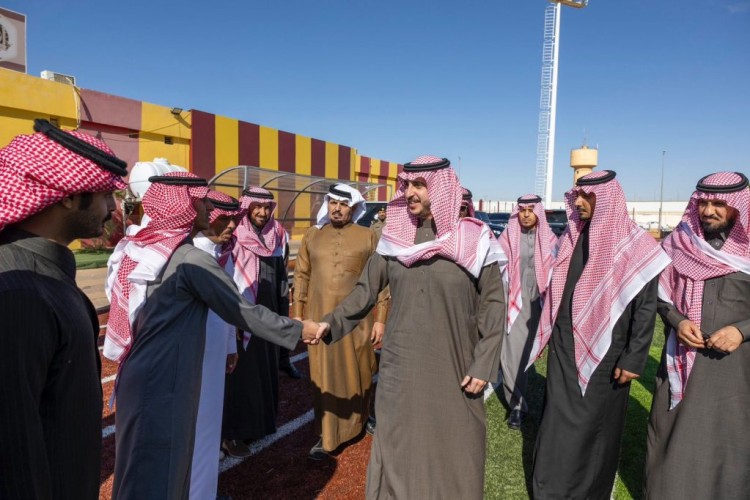 أمير منطقة الجوف يزور نادي طبرجل الرياضي