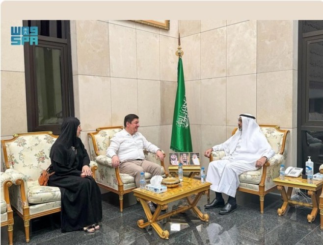 مفتي جمهورية بولندا يزور مجمع الملك فهد لطباعة المصحف الشريف