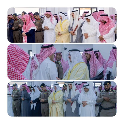 سمو محافظ الأحساء يؤدي صلاة الميت على والدة مدير شرطة محافظة الجبيل