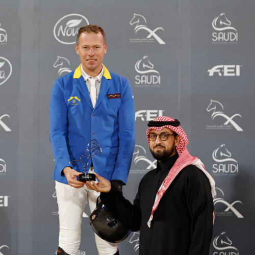 ديليستر .. يخطف لقب شوط كاس العالم في “قفز السعودية”