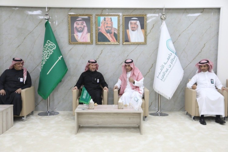 ‏جامعة الأمير سطام بن عبدالعزيز‬⁩ بالخرج تستقبل وفد من فريق هيئة كفاءة الإنفاق