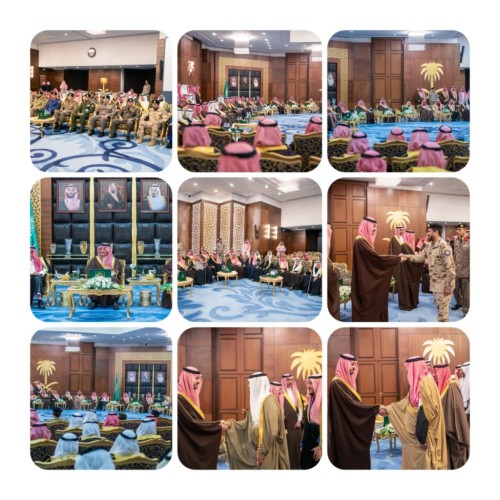 سمو أمير الشرقية يقيم حفل استقبال لسمو نائبه بحضور اعيان وأهالي المنطقة