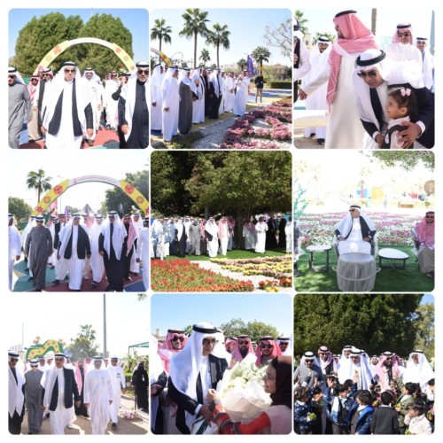 أمين الشرقية يؤكد على حرص أمانة الشرقية لتسخير كافة الإمكانيات وتوفيرها خلال زيارته لمهرجان الزهور الثالث