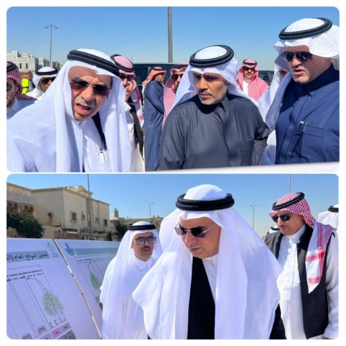 أمين الشرقية يطلع على سير الأعمال في عدد من المشاريع التنموية بالقطيف