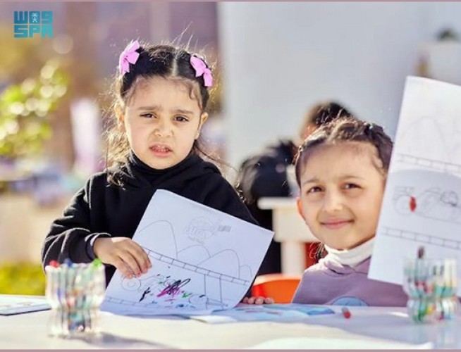 أمانة حائل تقيم ركنًا للأطفال بفعاليات رالي حائل تويوتا الدولي 2024