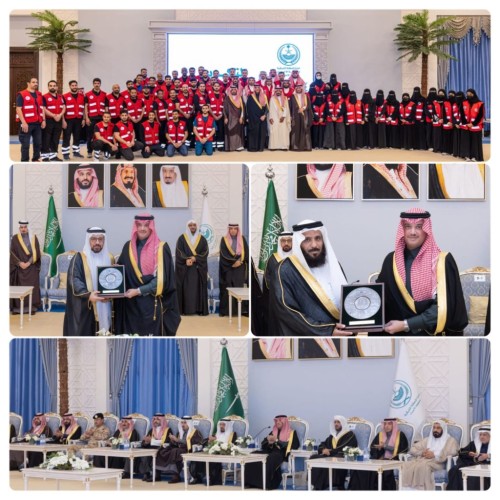 سمو محافظ الأحساء يلتقي منسوبي هيئة الهلال الأحمر السعودي بالمحافظة