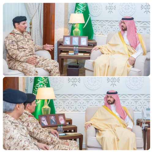 نائب أمير الشرقية يستقبل مساعد وكيل الحرس الوطني للجهاز العسكري بالقطاع الشرقي