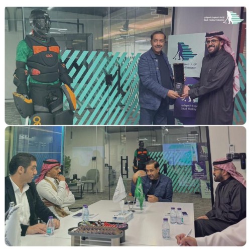 رئيس الإتحاد السعودي للهوكي يستقبل رئيس الإتحاد الدولي للهوكي