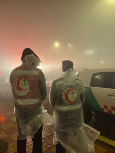 تزامناً مع انتشار كثيف للضباب .. الهلال الأحمر بالباحة يتابع الحالة المناخية التي تشهدها المنطقة
