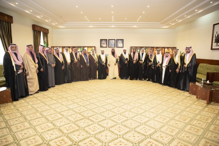 سمو محافظ الخرج يستقبل مدير تعليم الخرج و مديري التعليم الذين تعاقبوا على قيادته خلال (60) عاما