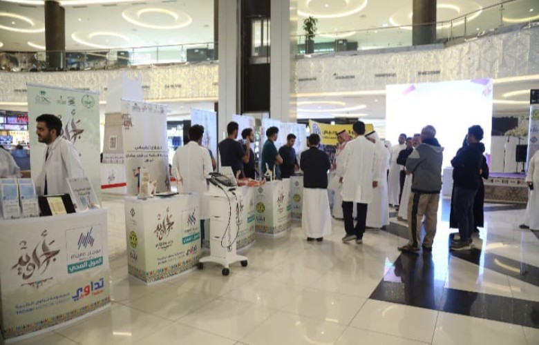 استمرار فعالية المول الصحي بموجان بارك