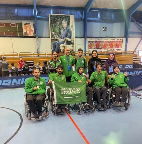 في انجاز يضاف للرياضة السعودية.. خضر الطاولة البارالمبي يحصل على 10 ميداليات في بطولة الأردن الدولية