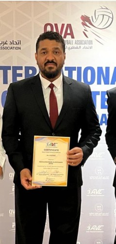 اختيار الدوسري في بطولة العالم للكرة الطائرة