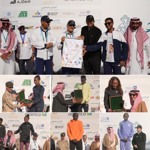 برعاية أمير المنطقة الشرقية : محافظ الخبر يتوج الفائزين والفائزات المحترفين في سباق الشرقية الدولي ( ٢٦ )