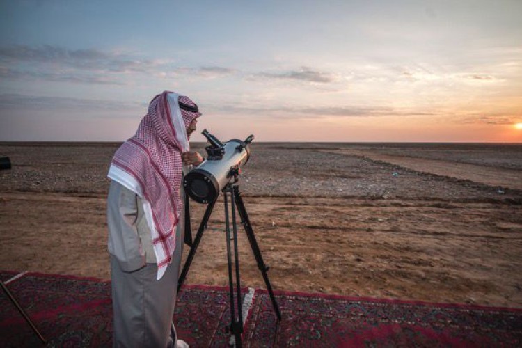نادي الفضاء والفلك بالشمالية ينظّم فعالية بعنوان “ترائي هلال شعبان” بعرعر
