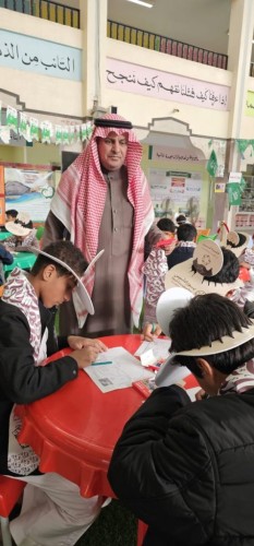 ابتدائية عتبة بن مسعود بأملج تحتفي بيوم التأسيس بفعاليات وطنية متنوعة