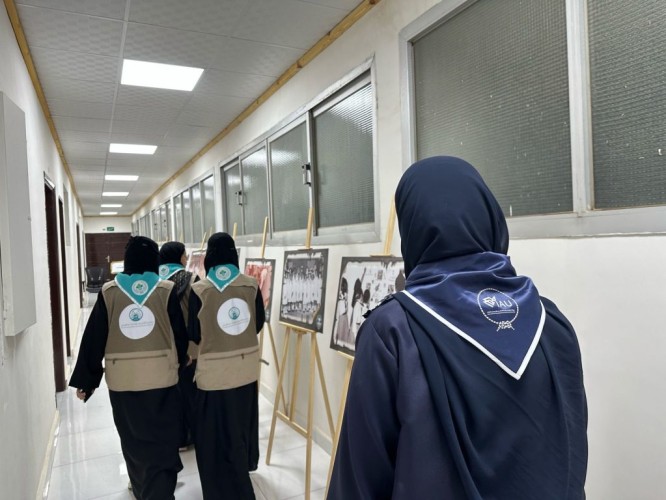 معرض كشفي تاريخي بمناسبة يوم التأسيس