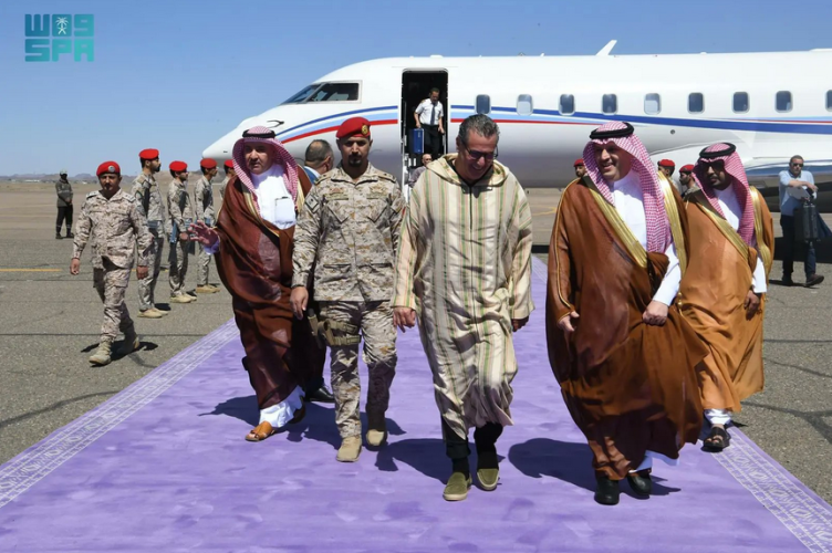 رئيس الحكومة المغربية عزيز أخنوش يصل المدينة المنورة لزيارة المسجد النبوي