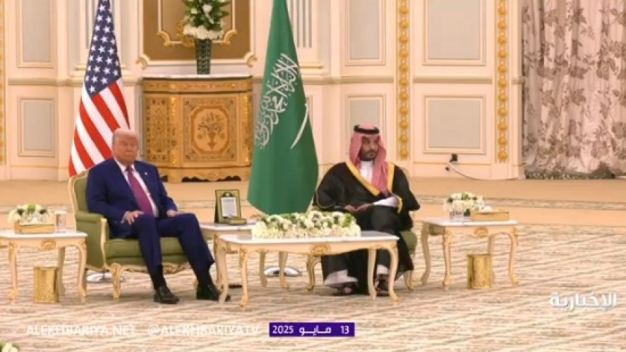 ولي العهد والرئيس الأميركي يشهدان توقيع اتفاقيات في مجالات الطاقة والدفاع