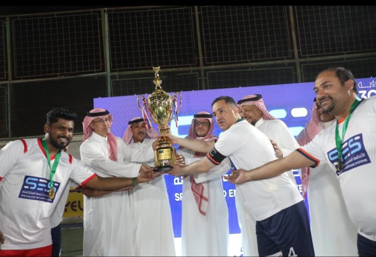 ختام مميز لبطولة رؤية وطن 2030 بفوز فريق «الأنظمة المتخصصة»  على «فرحات»