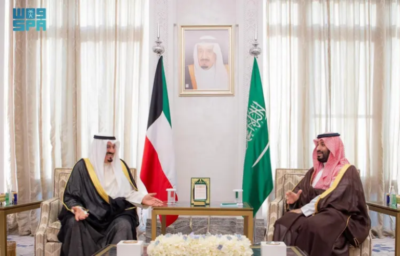 ولي العهد يستقبل رئيس وزراء الكويت في نيوم.. ويستعرضان العلاقات الثنائية وسبل تعزيز التعاون