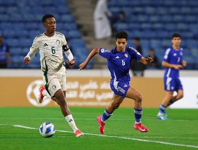 الأخضر الشاب يتعادل مع الكويت ويتصدر مجموعته في كأس الخليج تحت 20 عامًا