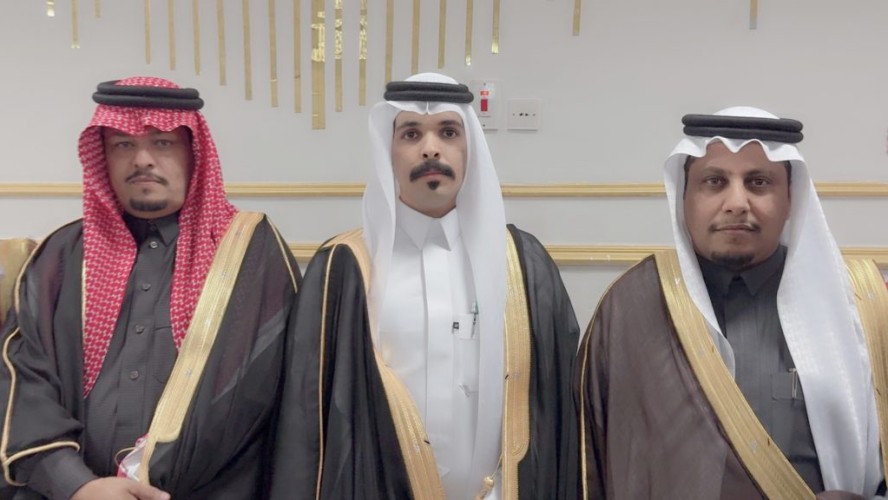 وسط حضور جمع غفير من الأهل والأصدقاء.. الأستاذ «سند فلاح الرشيدي» يحتفل بزواجه في قصر نجد للاحتفالات