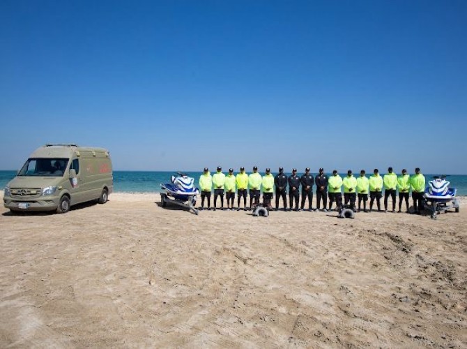 أكاديمية وزارة الداخلية لأمن الحدود تقيم دورة مدربي الفلاي بورد