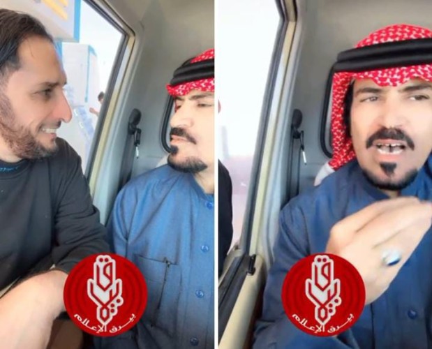 لقاء عفوي في أجواء ربيعية.. بالفيديو.. مصادفة تجمع العفراني البقمي بمدير صحيفة الشمال