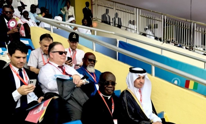 سفير خادم الحرمين الشريفين لدى غينيا الدكتورفهاد الرشيدي يشارك في حفل تنصيب الرئيس الغيني المنتخب