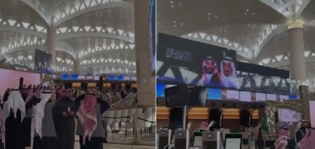 تفاعل واسع مع بث الأذان النجدي في مطار الملك خالد الدولي (فيديو)