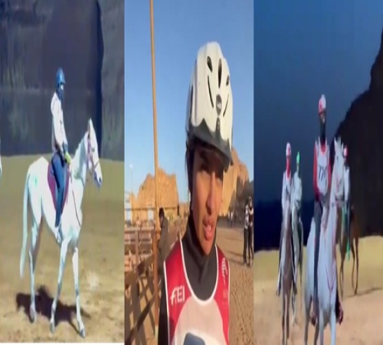 حضور نسائي سعودي لافت في بطولة الفرسان للقدرة والتحمل بالعلا (شاهد)