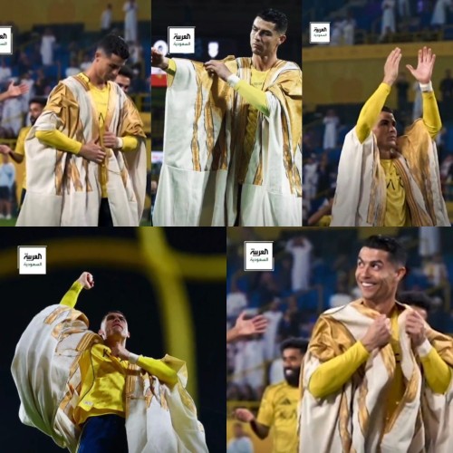 تفاصيل بشت رونالدو الفاخر.. صناعة يدوية وقيمة تتجاوز 80 ألف ريال (فيديو)