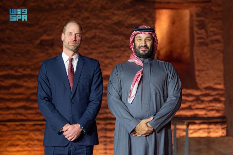 ولي العهد يستقبل أمير ويلز في الدرعية