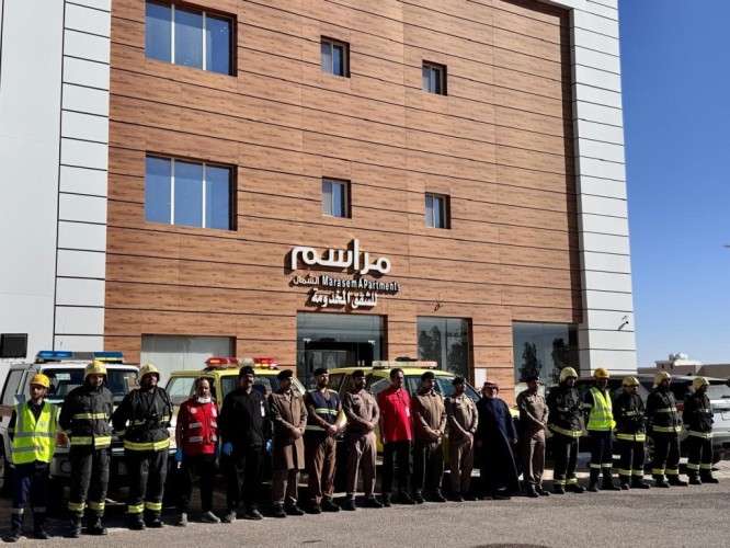 بمشاركة جهات حكومية.. “الهلال الأحمر” بالعويقيلة يختبر جاهزيته بفرضيات إخلاء وإيواء