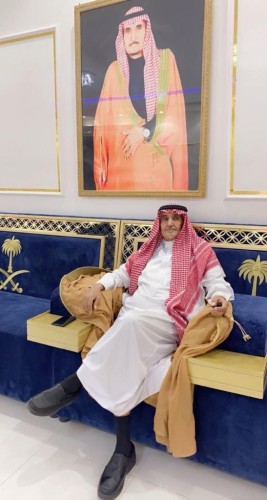 راعي قرية أم زريبة دباس بن عيد الهديبي القلادي يرفع التهنئة للقيادة بمناسبة عيد الفطر