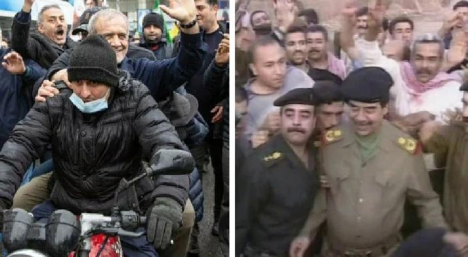 بين بغداد 2003 وطهران 2026.. مراقبون يعلقون على ظهور قادة إيران في الشوارع