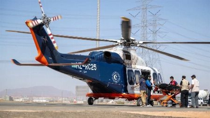 الإسعاف الجوي بحائل ينقذ حاجة عراقية بعد تعرضها لوعكة صحية مفاجئة