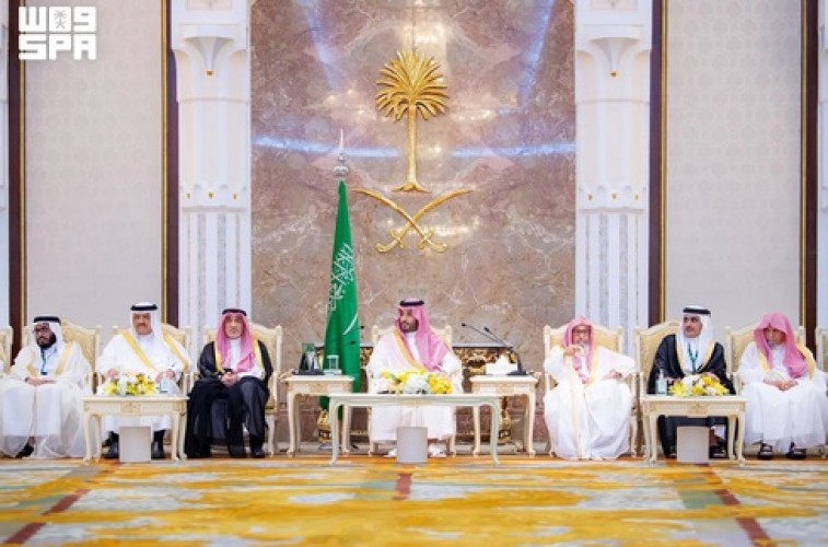 ولي العهد يقيم حفل الاستقبال السنوي لضيوف الرحمن في قصر منى نيابةً عن خادم الحرمين الشريفين
