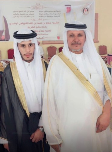 سلوم بن خلف يحتفل بزواج ابنه “محمد” في قصر نجد للاحتفالات جنوب حائل 