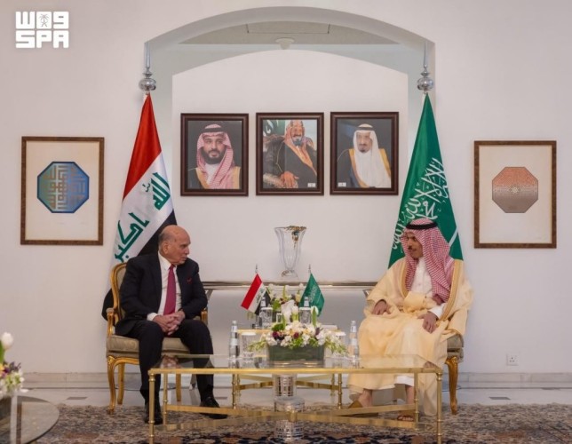 سمو وزير الخارجية ونظيره العراقي يبحثان تعزيز العلاقات ومستجدات المنطقة