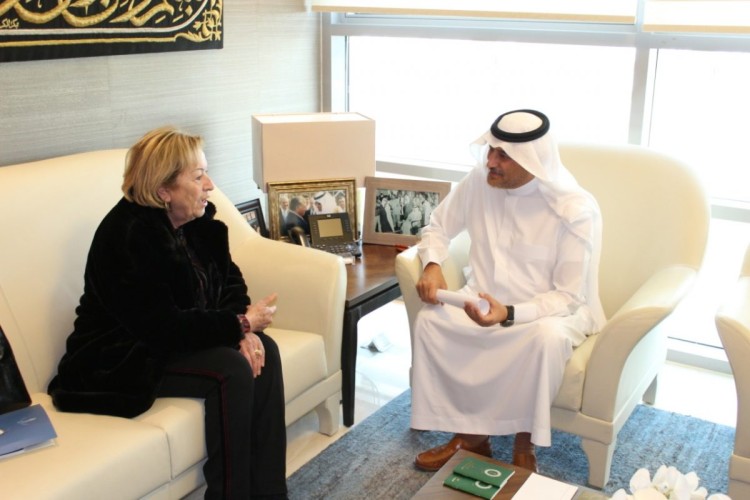 سفير المملكة لدى الأردن يستقبل مؤسسة ورئيسة مركز الإعلاميات العربيات