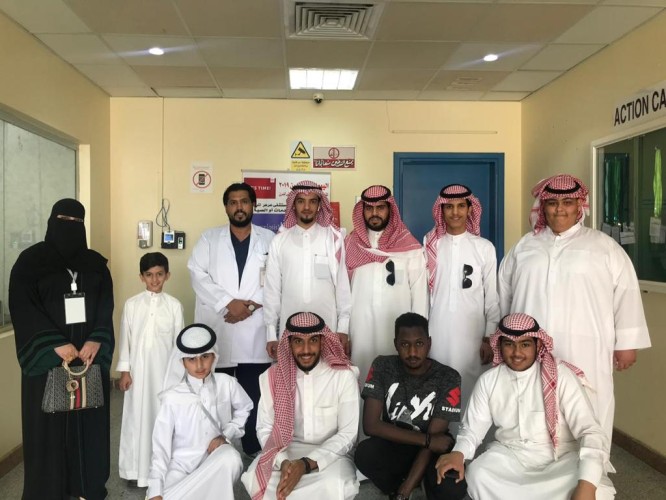 جمعية الثقافة والفنون ولجنة التنمية الاجتماعية الأهلية بين مرضى مستشفى عرعر المركزي