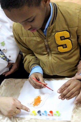 تأهيل إناث الدمام يستقبل فريق غسق التطوعي