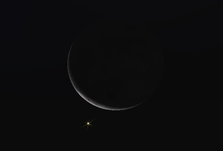 القمر يحجب زحل … فجر السبت