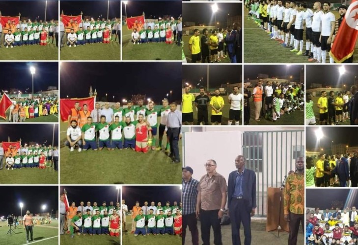 رابطة الجاليات المقيمة بالمملكة تقيم بطولة الدبلوماسيين لكرة القدم