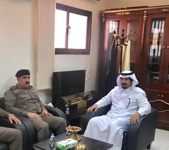 محافظ ضرية يستقبل مدير شرطة القصيم
